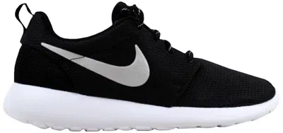 Pre-owned Nike Roshe One (women's) Sneakers In Black/metallic Platinum/white