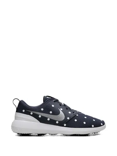 Nike Roshe Polka Dot Sneakers In Blue