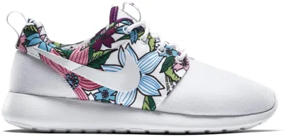 Pre-owned Nike Roshe Run Floral Aloha (women's) Sneakers In White/bold Berry In Multi