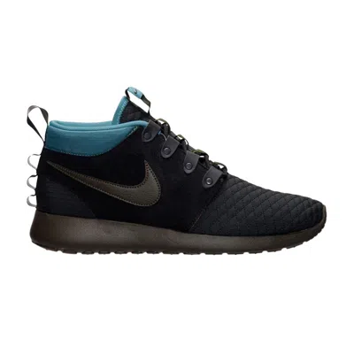 Pre-owned Nike Roshe Run Sneakerboot 'black Mineral Teal' | Men's Size 9