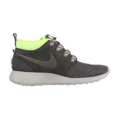 Pre-owned Nike Roshe Run Sneakerboot In Grey