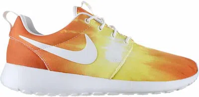 Pre-owned Nike Roshe Run Sunset (women's) Sneakers In White/atomic Mango In Multi