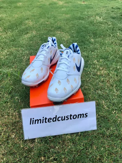 Pre-owned Nike Roshe Tour Nrg Us Open Championship Major Special Limited Edt Wings In White/topaz Mist/celestial Gold/deep Royal