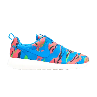 Pre-owned Nike Rosherun Gpx 'tiger Camo' In Blue