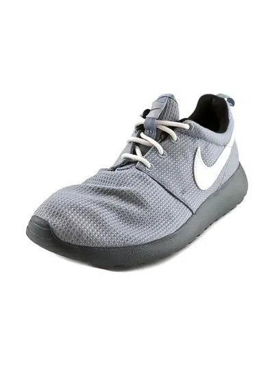 Nike Kids' Rosherun Logo Sneakers In Gray
