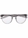 Nike Round Frame Glasses In Grau