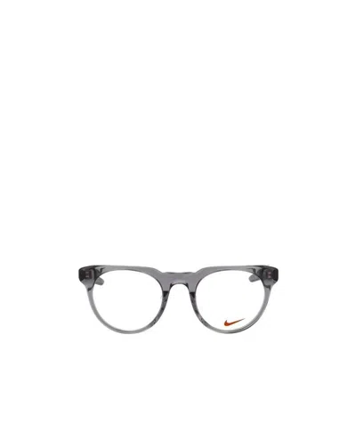Nike Round Frame Glasses In Gray
