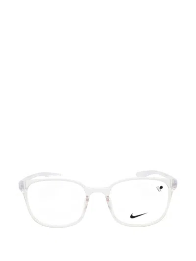 Nike Round-frame Glasses In Gray