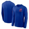 Nike Royal Buffalo Bills Sideline Performance Long Sleeve T-shirt In Blue