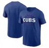 Nike Royal Chicago Cubs Home Team Athletic Arch T-shirt In Blue