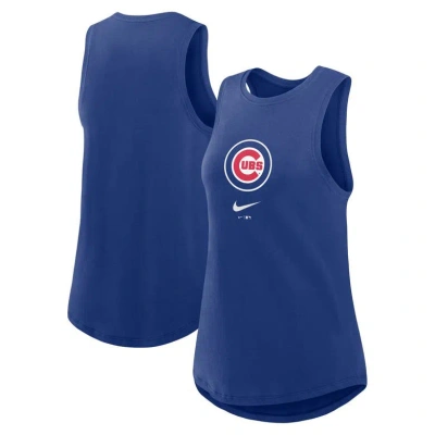 Nike Royal Chicago Cubs Legacy Icon High Neck Fashion Tank Top