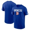 Nike Royal Denver Broncos Alt Pack Onside Conversion Performance T-shirt In Blue