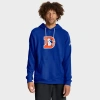 Nike Royal Denver Broncos Sideline Offensive Set Play Performance Pullover Hoodie In Blue
