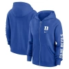 Nike Royal Duke Blue Devils Oversize Lockup Phoenix Full-zip Hoodie Jacket In Royal