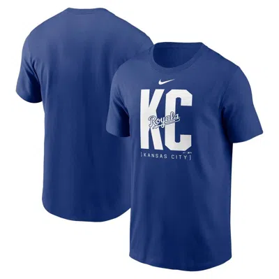 Nike Royal Kansas City Royals Scoreboard T-shirt In Blue