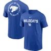 Nike Royal Kentucky Wildcats Campus 2-hit T-shirt In Blue