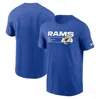 Nike Los Angeles Rams Division Essential  Men's Nfl T-shirt In Blue