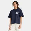 Nike Royal New York Giants Rewind Pocket Boxy T-shirt In Blue