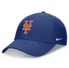 NIKE NIKE ROYAL NEW YORK METS EVERGREEN CLUB PERFORMANCE ADJUSTABLE HAT