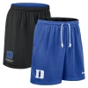 Nike Men's Royal/black Duke Blue Devils 2025 Sideline Reversible Performance Shorts In Blue