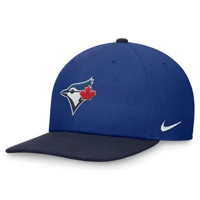 Nike Men's Royal/navy Toronto Blue Jays Evergreen Two-tone Snapback Hat In Royal,navy