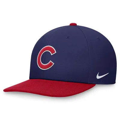 Nike Chicago Cubs Evergreen Pro  Men's Dri-fit Mlb Adjustable Hat In Royal,red
