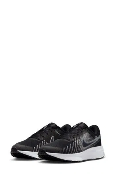 Nike Run Defy Running Shoe In Black