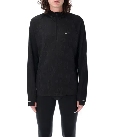Nike Run Div Zip-up Sweatshirt In Black