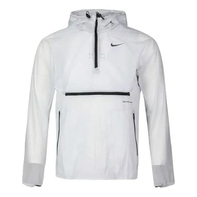 Nike Run Division Flash Running Jacket For Men White In Gray