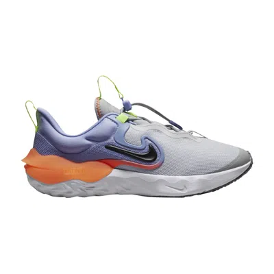 Pre-owned Nike Run Flow Gs 'photon Dust Purple Pulse' | Grey | Kid's Size 4