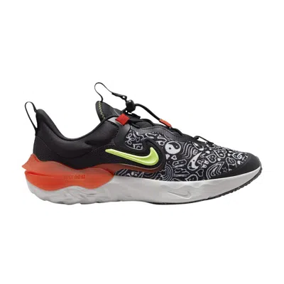 Pre-owned Nike Run Flow Jp Gs 'doodles' | Black | Kid's Size 5