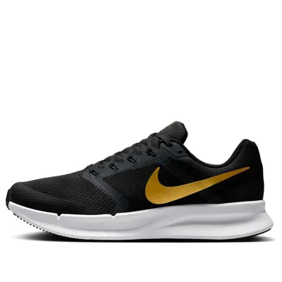 NIKE NIKE RUN SWIFT 3 'BLACK ANTHRACITE WHITE METALLIC GOLD'