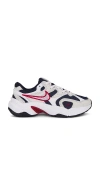 Nike Runinspo Sneaker In Obsidian  White  Hym Red  & Black