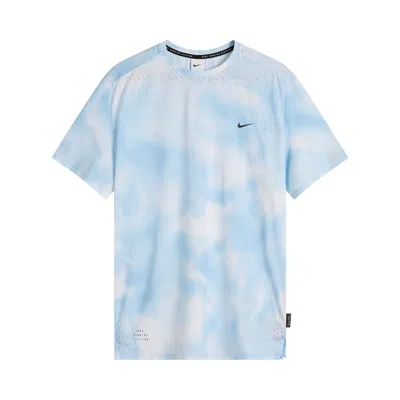 Pre-owned Nike Running Division Breathe Dri-fit Adv Short-sleeve Running Top 'psychic Blue' | Men's Size M