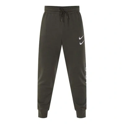 Nike Running Gym Basketball Soccer/football Breathable Sports Pants Long Pants Dark Brown In Black