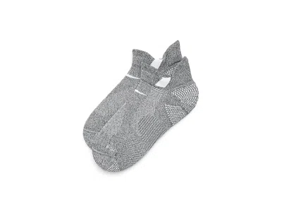 Nike Running Lightweight No Show Socks (1 Pair) Athletic Shoes Dark Smoke Grey/pure Platinum/white: Xl (u In Gray