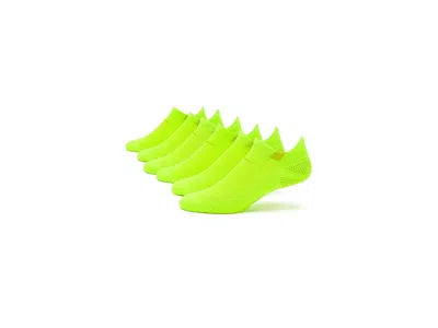 Nike Running Lightweight No Show Socks (1 Pair) Athletic Shoes Volt/bright Cactus/black/bright Cactus: Sm In Multi