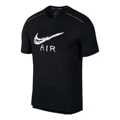 Nike Running Miler Logo T-shirt 'black'
