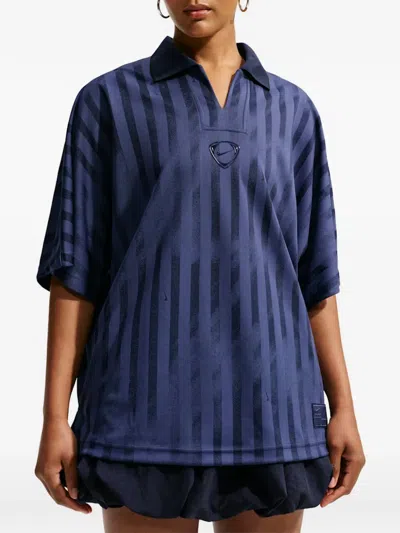 Nike Runway Striped T-shirt In Blue