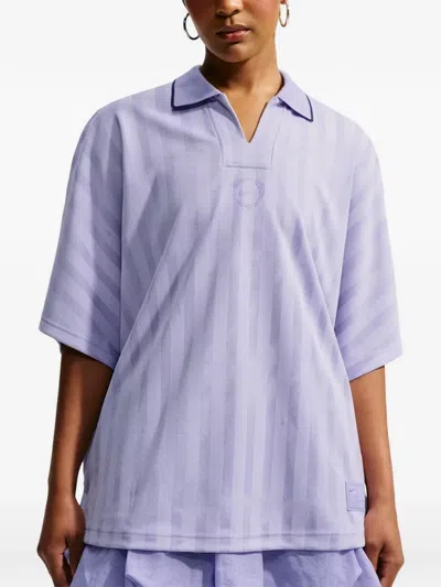 Nike Runway Striped T-shirt In Purple