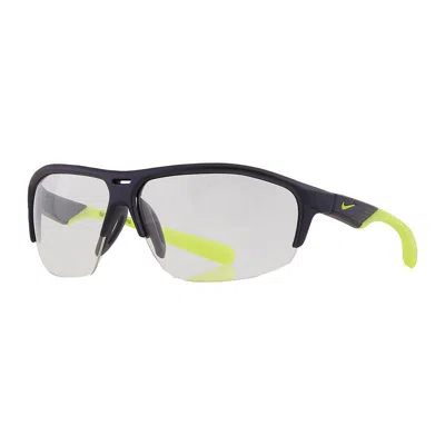 Nike Runx2d Shield Semi-rim Sunglasses In White
