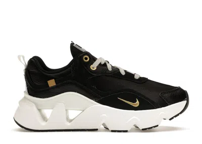 Pre-owned Nike Ryz 365 2 Serena Williams Design Crew (women's) Sneakers In Black/summit White/metallic Gold