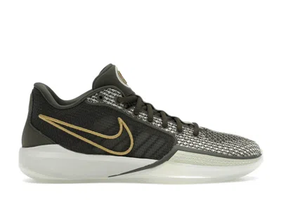 Pre-owned Nike Sabrina 1 Dedication (women's) Sneakers In Khaki/metallic Gold/olive In Multi