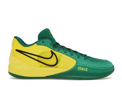 Pre-owned Nike Sabrina 1 Oregon Ducks (women's) Sneakers In Malachite/black/lightening