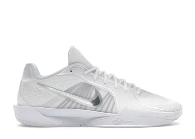 Pre-owned Nike Sabrina 2 Noise (women's) Sneakers In Summit In White/metallic Silver/summit White