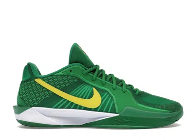 Pre-owned Nike Sabrina 2 Oregon (women's) Sneakers In Apple Green/white/yellow Strike