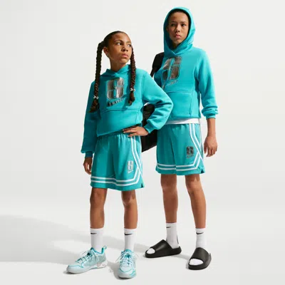 Nike Sabrina Big Kids' Crossover Dri-fit Basketball Shorts In Blue