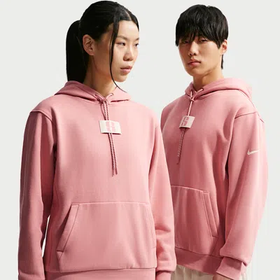Nike Sabrina Fleece Basketball Hoodie In Pink