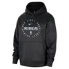 Nike Sacramento Kings Spotlight  Men's Dri-fit Nba Pullover Hoodie In Black