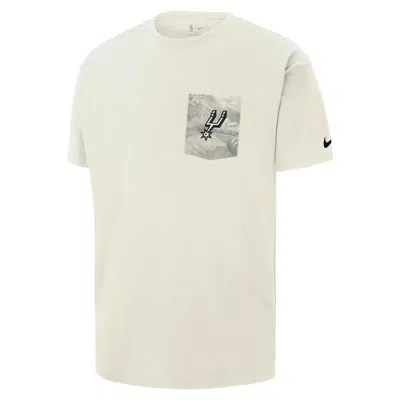 Nike San Antonio Spurs Courtside  Men's Nba Max90 T-shirt In Neutral
